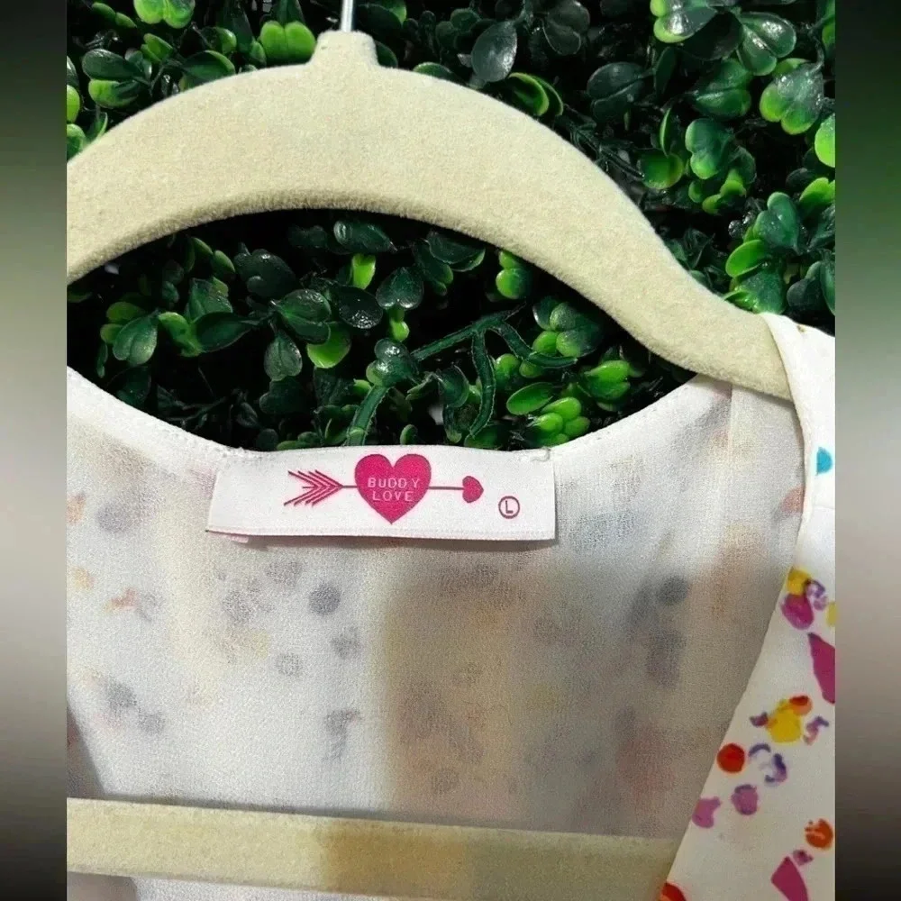 Buddy Love Vita Confetti Print Bodysuit - Large - Picture 4 of 6